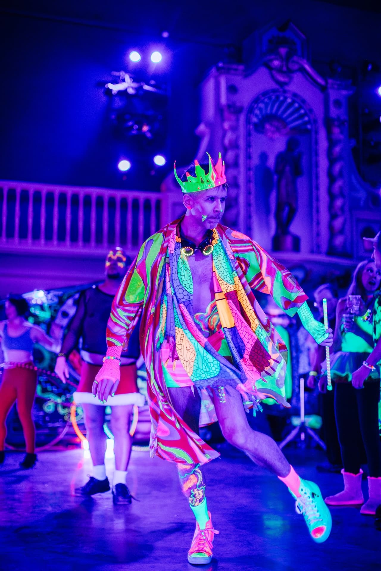 The psychedelic Neon Jester