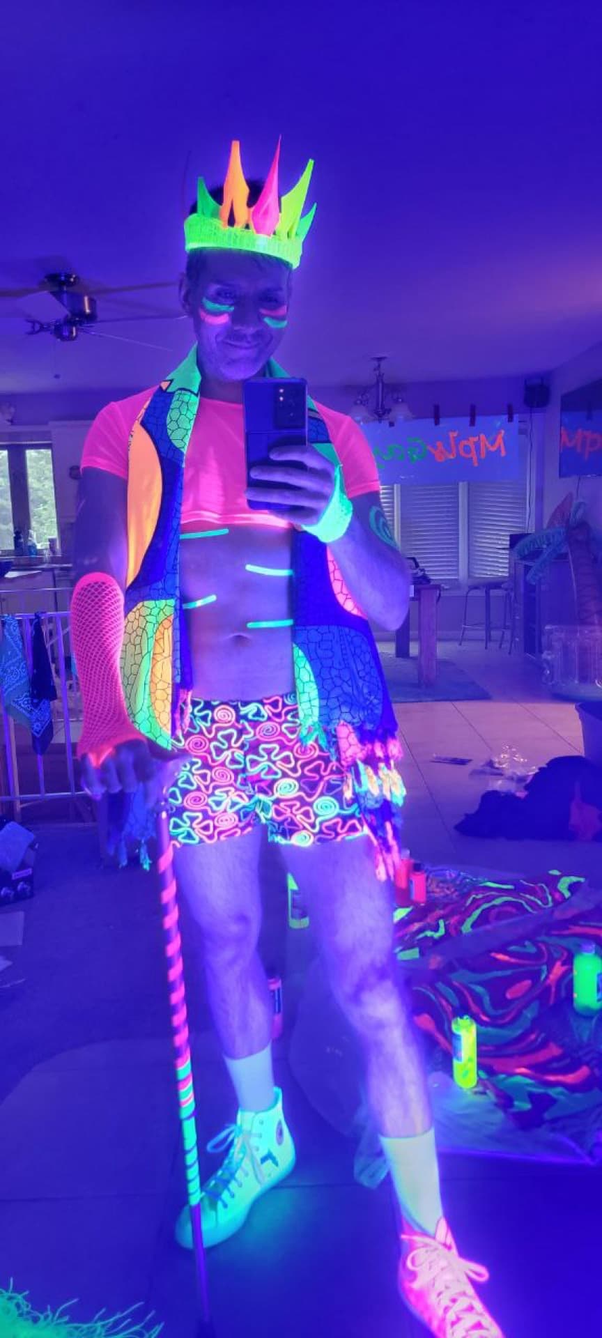 The psychedelic Neon Jester