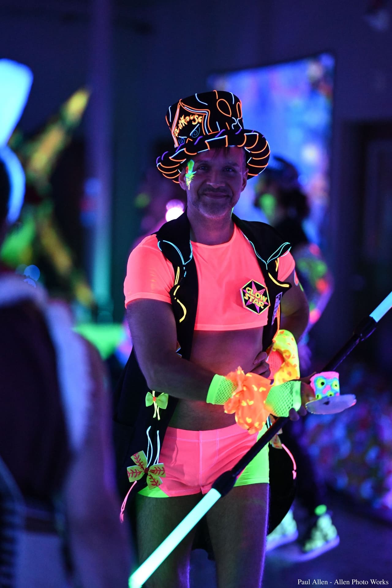 The Mad Hatter, the LED showstopper jester