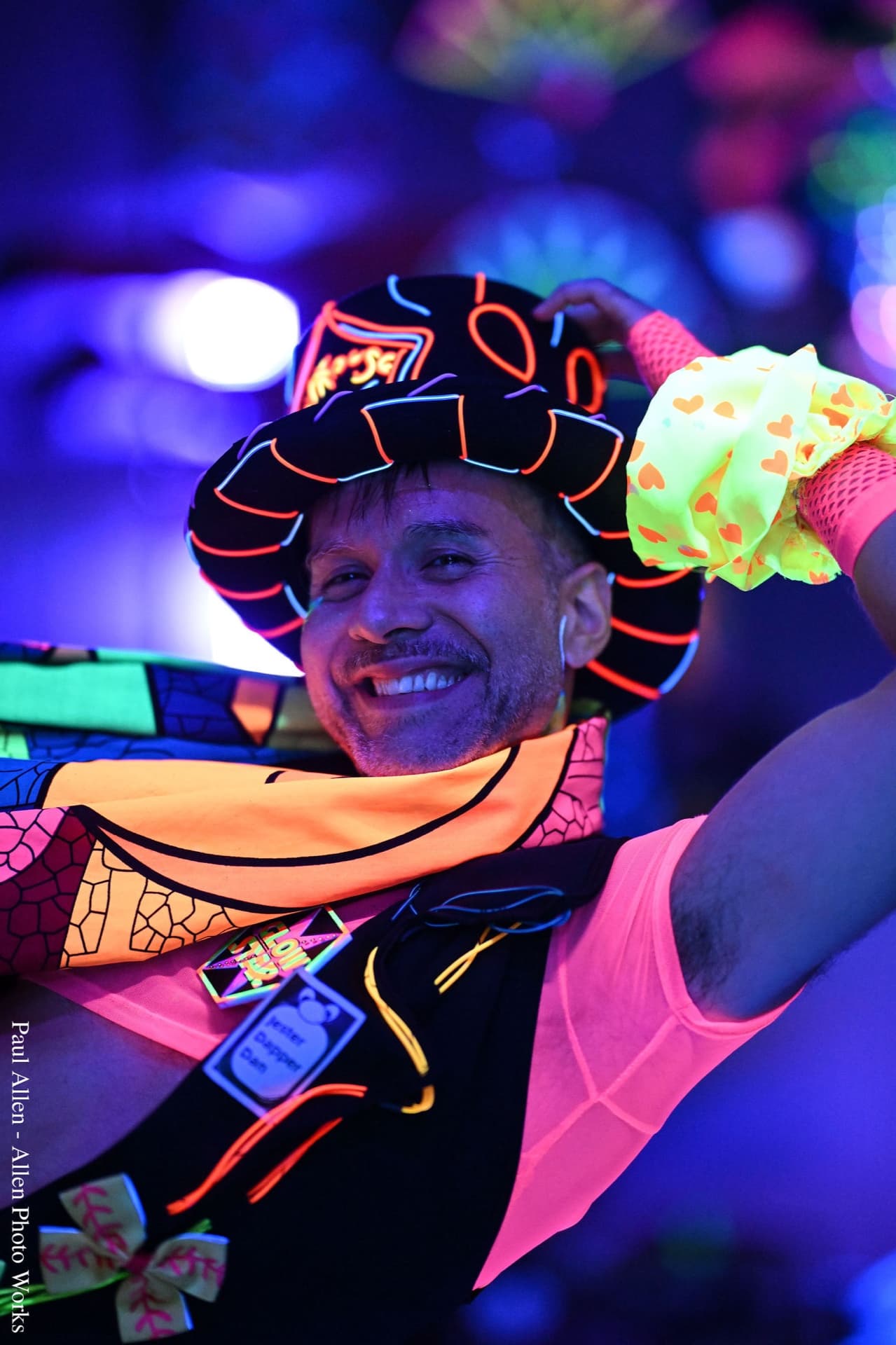 The Mad Hatter, the LED showstopper jester